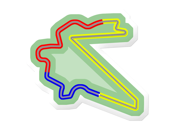 Map of Korea International Circuit
