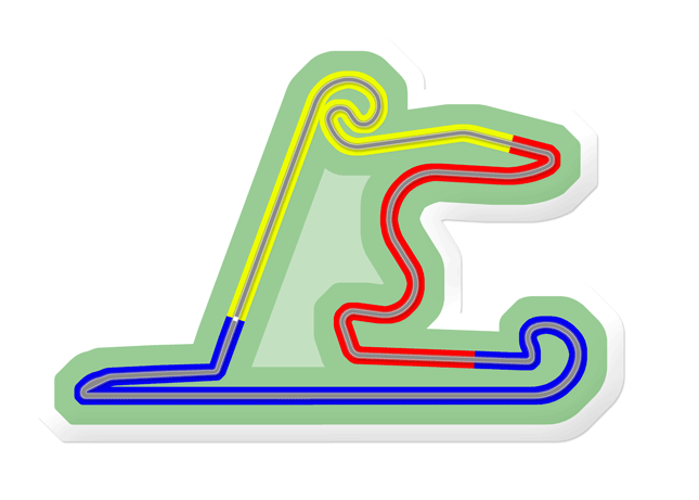 Map of Shanghai International Circuit Map of Shanghai International Circuit