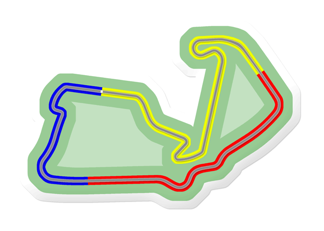 Map of Silverstone Circuit