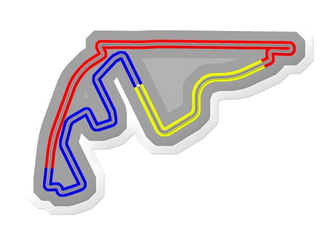 Map of Yas Marina Circuit